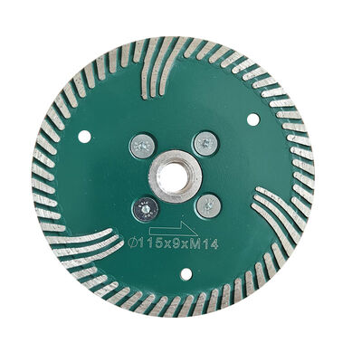 Hard Granit Diamant Turbo Snijplaat Met M14 Flens Diameter 125mm 230mm