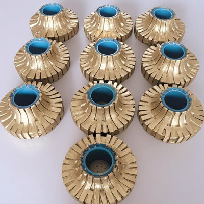 Gezinterde diamantsegmented edge slijpwiel 150mm 350mm Voor graniet